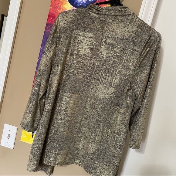 Chico’s Travelers Collection Swing Cardigan size 1 - Picture 5 of 5